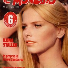 Ilona Staller irriconoscibile, sulla copertina de Il Monello (1980)