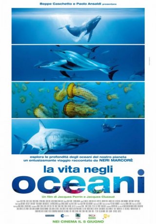 La vita negli oceani: la locandina italiana del film