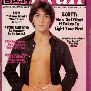 Scott Baio su un magazine per teenager, negli anni Settanta