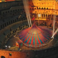 Madagascar 3: ricercati in Europa, i nostri eroi arrivano al circo romano allestito dentro al Colosseo