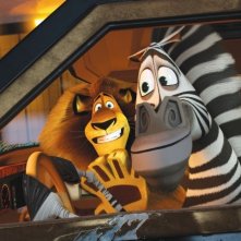 Madagascar 3: ricercati in Europa, Marty e Alex in una scena del film