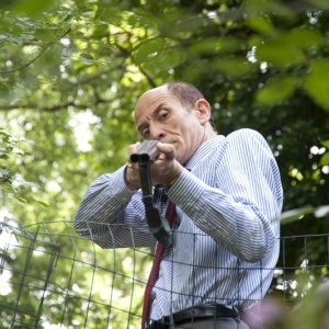 Paura: Peppe Servillo minaccioso in una scena del film