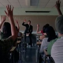 Detachment - Il distacco: Adrien Brody durante una lezione nei panni del professor Henry Barthes in una scena