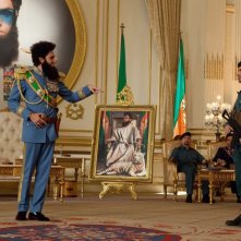 Il dittatore: Sacha Baron Cohen nei panni dell'ammiraglio Aladeen in una scena