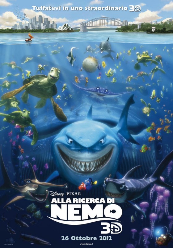 Alla Ricerca Di Nemo In 3D La Locandina Italiana Del Film Per La Prima Volta In Versione 3D 241781