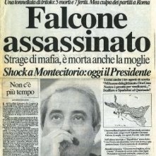 Giovanni Falcone: la prima pagina de La Repubblica dedicata alla strage di Capaci