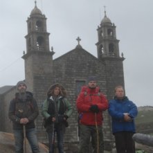 Il cammino per Santiago: i protagonisti Martin Sheen, Deborah Kara Unger, James Nesbitt e Yorick van Wageningen