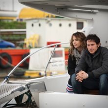 Qualche nuvola: Michele Alhaique e Aylin Prandi in una scena del film