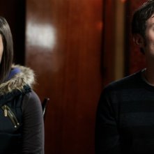 Qualche nuvola: Michele Alhaique e Greta Scarano si ignorano in una scena del film