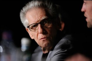 David Cronenberg a Cannes durante la conferenza stampa di Cosmopolis