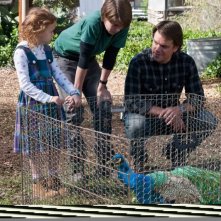 Matt Damon in una scena de La mia vita è uno zoo con i piccoli Colin Ford e Maggie Elizabeth Jones