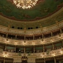 Una veduta dell'interno del Teatro Regio di Parma, in una scena del film Opera (1987)