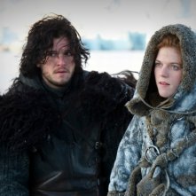 Game Of Thrones Kit Harington E Rose Leslie Nell Episodio The Prince Of Winterfell 242481