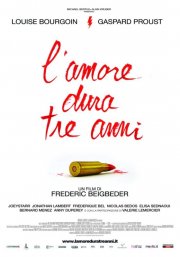 L'amore dura tre anni: la locandina italiana del film