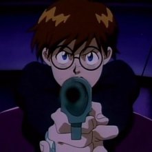 Jean in una scena dell'ultimo episodio della serie-tv Nadia - Il mistero della pietra azzurra