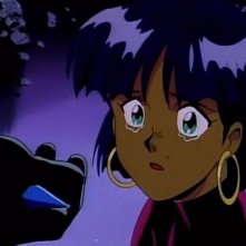 La protagonista in una scena dell'episodio Eredita le stelle, dell'anime Nadia