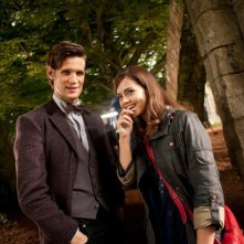 Doctor Who Matt Smith E Jenna Louise Coleman Sul Set Della Stagione 7 242875