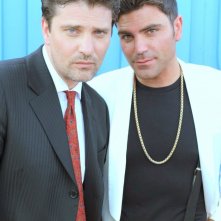 Il ragioniere della mafia. In foto Lorenzo Flaherty, Salvatore Ruocco sul set del film