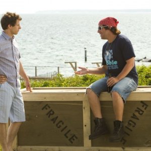 That's my Boy: Adam Sandler, Andy Samberg in una scena della commedia