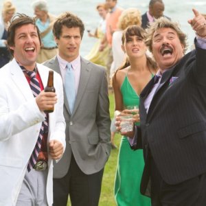 That's my Boy: Adam Sandler, Andy Samberg, Leighton Meester e Tony Orlando in una scena