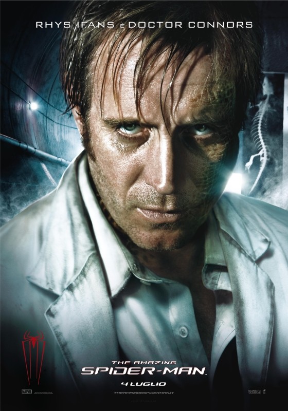 The Amazing Spider Man Il Character Poster Di Lizard Alter Ego Del Dr Connors Rhys Ifans 243424