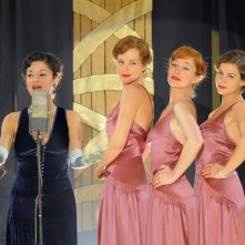 Viviana Dragani in una scena tratta dalla fiction LE RAGAZZE DELLO SWING