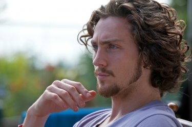 The beasts: Aaron Johnson in one of the first images of Oliver Stone's new film