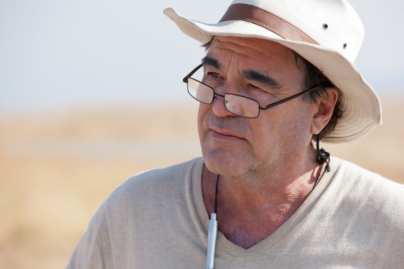 Oliver Stone sul set del film Le belve