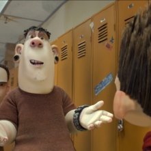ParaNorman: Norman a scuola parla con i suoi compagni in una scena del film