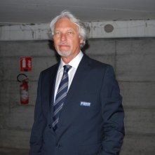 Guglielmo Aru sul set del film Terza categoria