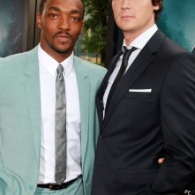 La leggenda del cacciatore di vampiri: Anthony Mackie e Benjamin Walker sul red carpet newyorkese durante la premiere mondiale del film
