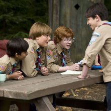 Diario di una schiappa 3 - Vita da cani: Zachary Gordon, Robert Capron, Grayson Russell e Karan Brar in una scena