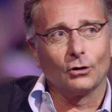 Paolo Bonolis durante un intervento a Servizio Pubblico