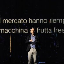 Roberto Saviano durante una puntata di Quello che (non) ho
