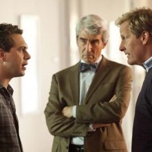 The Newsroom: Thomas Sadoski, Jeff Daniels e Sam Waterston in una scena dell'episodio 'We Just Decided To'