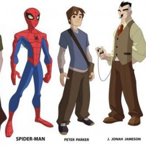 The Spectacular Spider-Man: il character design dei personaggi