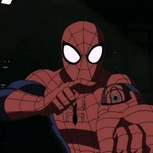 Ultimate Spider-Man: il protagonista in una scena della serie animata