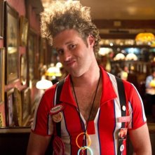 Cercasi amore per la fine del mondo: T. J. Miller in una buffa immagine tratta dal film