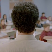 Monsieur Lazhar: un'immagine di spalle di Mohamed Fellag tratta dal film