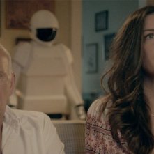 Frank Langella e Liv Tyler in una scena di Robot and Frank