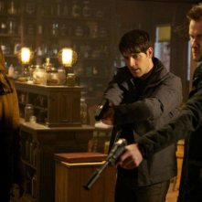 Grimm: Bree Turner, David Giuntoli e Neil Hopkins nell'episodio Cat and Mouse