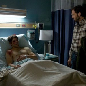 Grimm: David Giuntoli e Silas Weir Mitchell nell'episodio Game Ogre