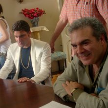 Salvatore Ruocco sul set de Il ragioniere della mafia