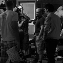 Calvagna e Del Falco sul set