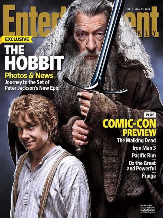 Gandalf Ian Mckellen E Bilbo Martin Freeman Nella Copertina Di Entertainment Weekly Dedicata A Lo Ho 244744