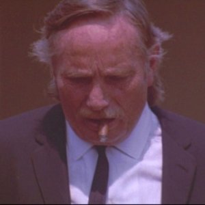 Le Iene: Edward Bunker nei panni di Mr. Blue in una scena del film