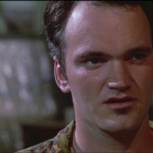 Quentin Tarantino nei panni di Mr. Brown in una scena de Le Iene