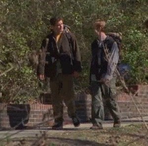 James van Der Beek e Joshua Jackson nell'episodio Fratelli di sangue della serie Dawson's Creek