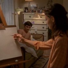 Katie Holmes e Kerr Smith in una scena dell'episodio Comportamenti ad alto rischio della serie Dawson's Creek