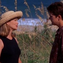 Leann Hunley e Joshua Jackson nell'episodio Il ritorno di Tamara della serie Dawson's Creek